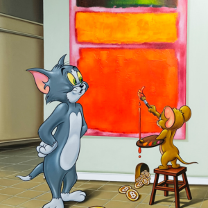 Tom y Jerry Valorizando un Mark Rothko