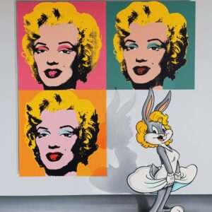 Bugs Bunny Interpretando a Marylin, de Andy Warhal
