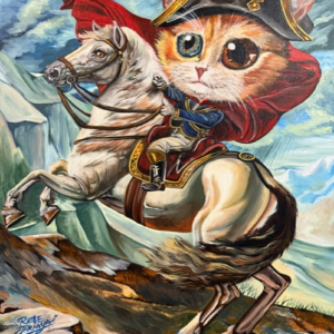 Napoleon Cat Crossing the Alps