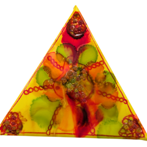 Diatom Medium triangle orange-green